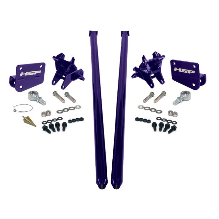 HSP Diesel - HSP Traction Bars For 2011-2017 Ford Powerstroke 6.7 Liter F350 DRW Crew Cab Long Bed-Illusion Purple
