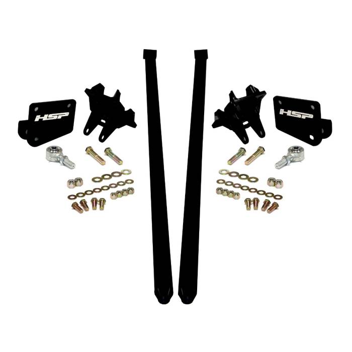 HSP Diesel - HSP Traction Bars For 2011-2017 Ford Powerstroke 6.7 Liter F250 F350 SRW Regular Cab Long Bed-Silk Stain Black