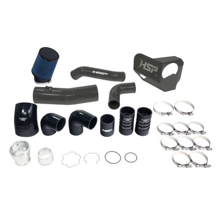 HSP Diesel - HSP Intake And Intercooler Bundle Kit For 2020-2022 Ford Powerstroke F250/350 6.7 Liter Kingsport Grey