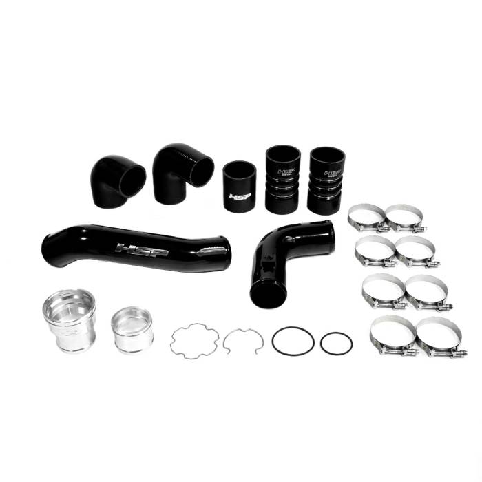 HSP Diesel - HSP Intercooler Bundle Kit For 2011-2022 Ford Powerstroke F250/350 6.7 Liter-Ink Black