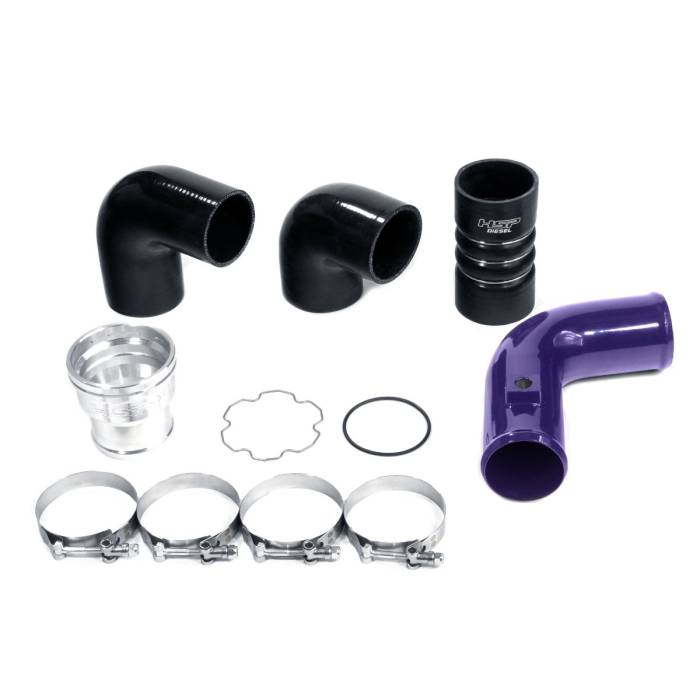 HSP Diesel - HSP Replacement Cold Side Tube For 2011-2022 Ford Powerstroke F250/350 6.7 Liter-Illusion Purple