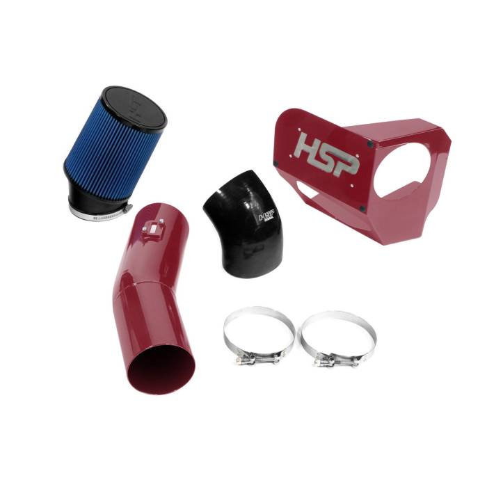 HSP Diesel - HSP Cold Air Intake For 2020-2022 Ford Powerstroke F250/350 6.7 Liter-Illusion Cherry