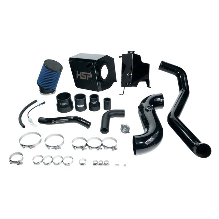 HSP Diesel - HSP Deluxe No Bridge/Cold Side Bundle Kit For 2015-2016 Silverado/Sierra 2500/3500-Ink Black