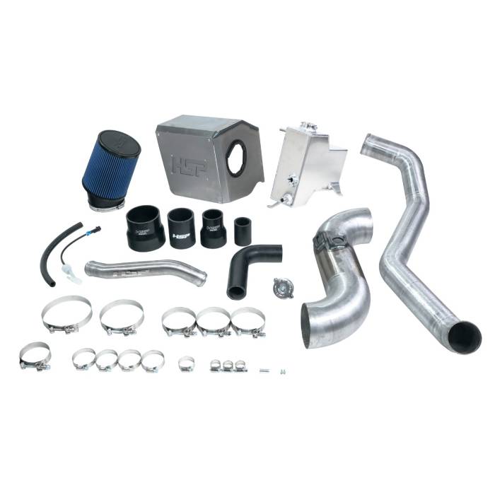 HSP Diesel - HSP Deluxe No Bridge/Cold Side Bundle Kit For 2013-2014 Silverado/Sierra 2500/3500-Ink Black