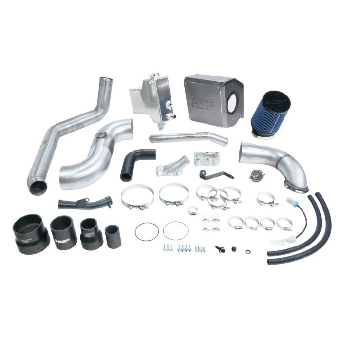 HSP Diesel - HSP Deluxe No Bridge/Cold Side Bundle Kit For 2007.5-2010 Silverado/Sierra 2500/3500-RAW