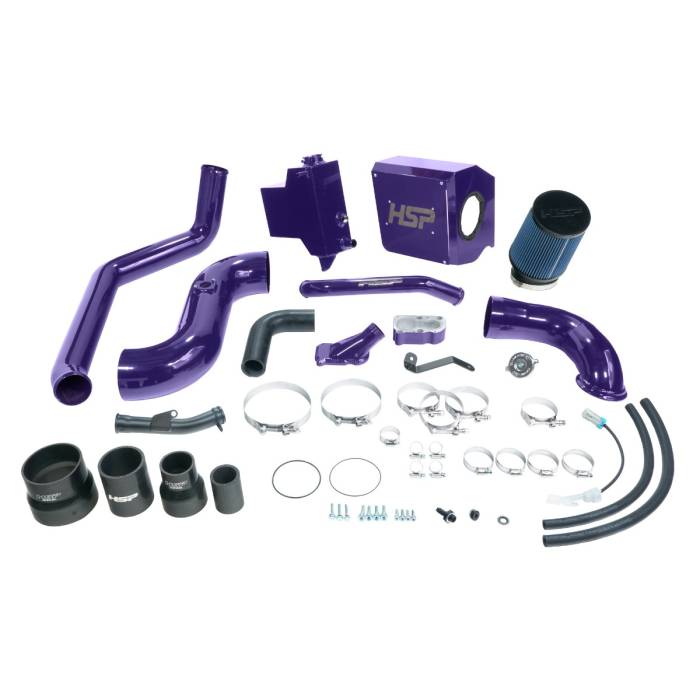 HSP Diesel - HSP Deluxe No Bridge/Cold Side Bundle Kit For 2006-2007 Silverado/Sierra 2500/3500-Illusion Purple