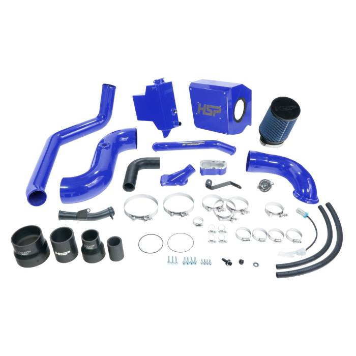 HSP Diesel - HSP Deluxe No Bridge/Cold Side Bundle Kit For 2006-2007 Silverado/Sierra 2500/3500 Illusion Blueberry