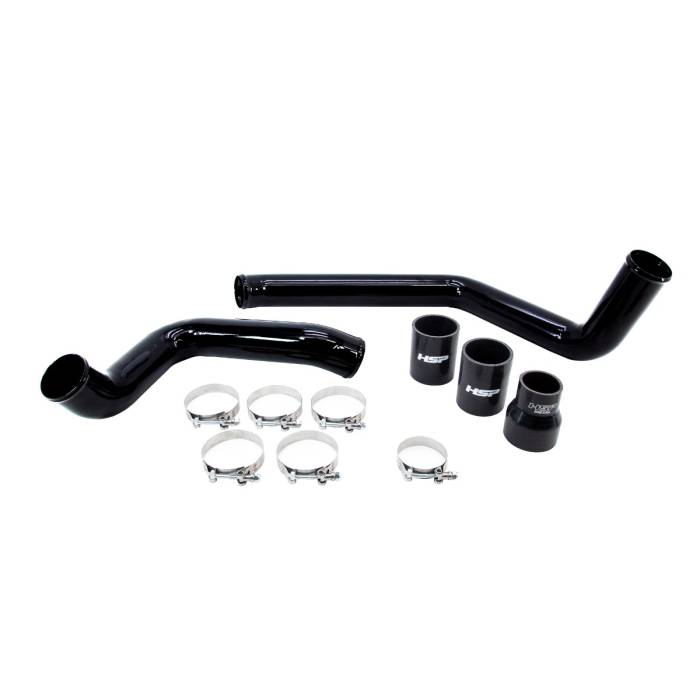 HSP Diesel - HSP Intercooler Bundle Kit For 2004.5-2005 Silverado/Sierra 2500/3500-Ink Black