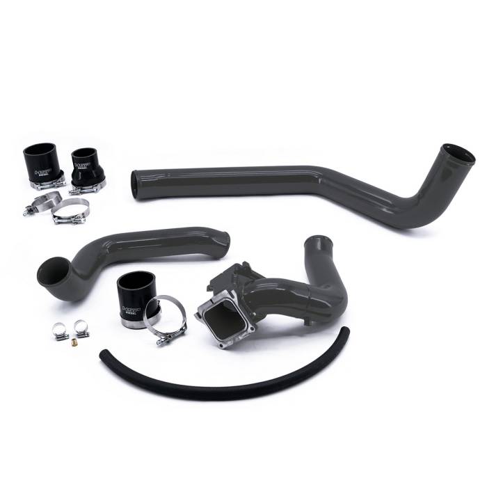 HSP Diesel - HSP 2004.5-2005 Silverado/Sierra 2500/3500 Intercooler Charge Pipe Bundle Kingsport Grey