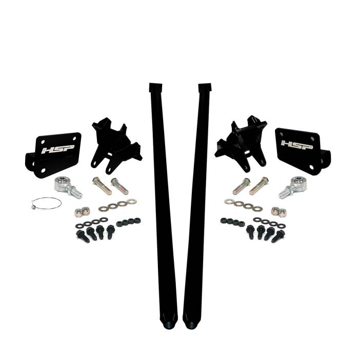 HSP Diesel - HSP Traction Bars For 2017.5-2022 Ford Powerstroke 6.7L F350 SRW (CCLB)-Silk Satin Black HSP Diesel