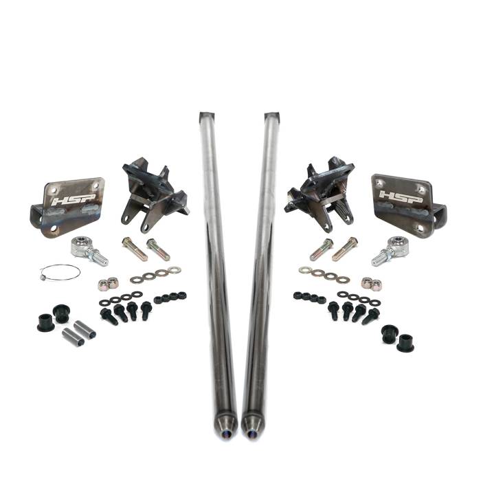HSP Diesel - HSP Traction Bars For 2017.5-2022 Ford Powerstroke 6.7L F350 SRW (CCLB)-Raw HSP Diesel