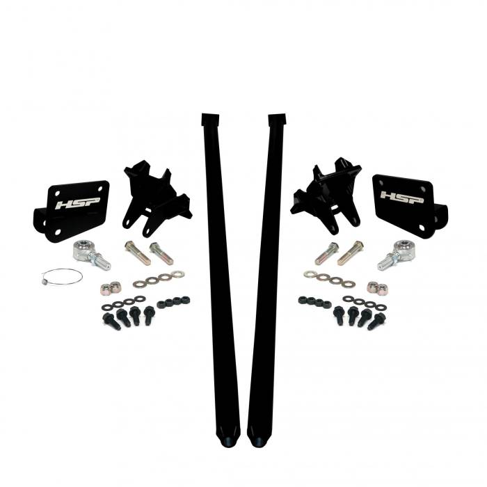HSP Diesel - HSP Traction Bars For 2017.5-2022 Ford Powerstroke 6.7L F350 SRW (RCLB)-Silk Satin Black HSP Diesel