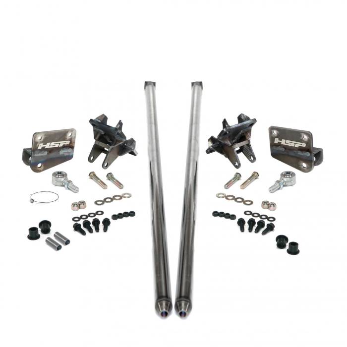 HSP Diesel - HSP Traction Bars For 2017.5-2022 Ford Powerstroke 6.7L F350 SRW (RCLB)-Raw HSP Diesel