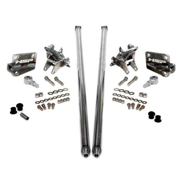 HSP Diesel - HSP Traction Bars For 2017.5-2022 Ford Powerstroke 6.7L F250 (ECSB)-Raw HSP Diesel
