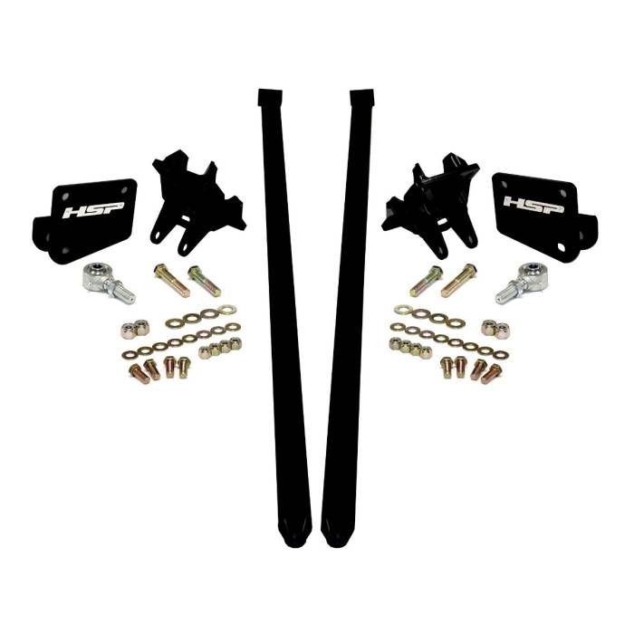 HSP Diesel - HSP Traction Bars For 2017.5-2022 Ford Powerstroke 6.7L F250 (RCLB)-Silk Satin Black HSP Diesel