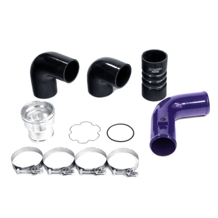 HSP Diesel - HSP Replacement Cold Side Tube For 2011-2022 Ford Powerstroke F250/350 6.7L-Illusion Purple HSP Diesel