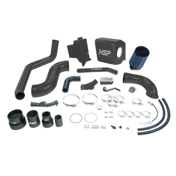 HSP Diesel - HSP Deluxe No Bridge/Cold Side Bundle Kit For 2007.5-2010 Chevrolet/GMC-Kingsport Grey HSP Diesel