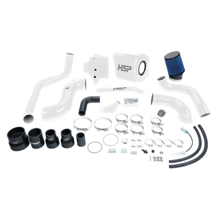 HSP Diesel - HSP Deluxe No Bridge/Cold Side Bundle Kit For 2004.5-2005 Chevrolet/GMC-Polar White HSP Diesel