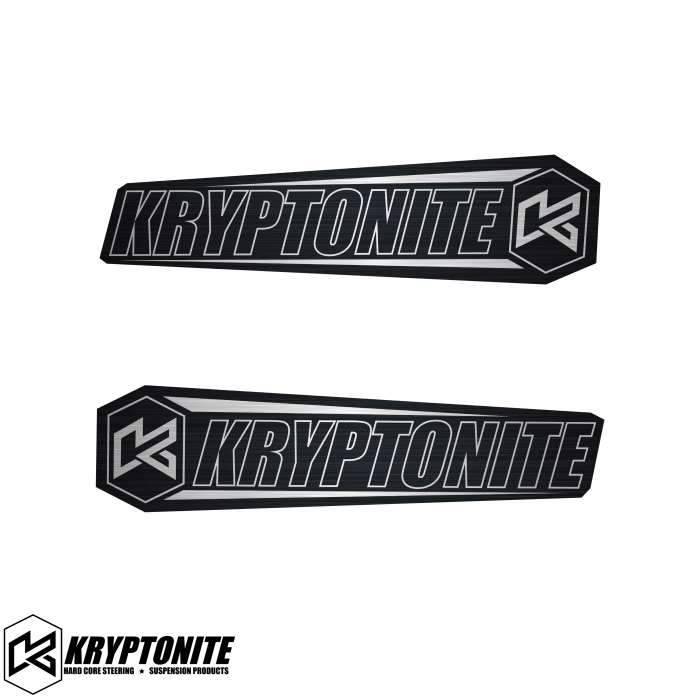 Kryptonite - KRYPTONITE UPPER CONTROL ARM LOGO PLATES UCA88