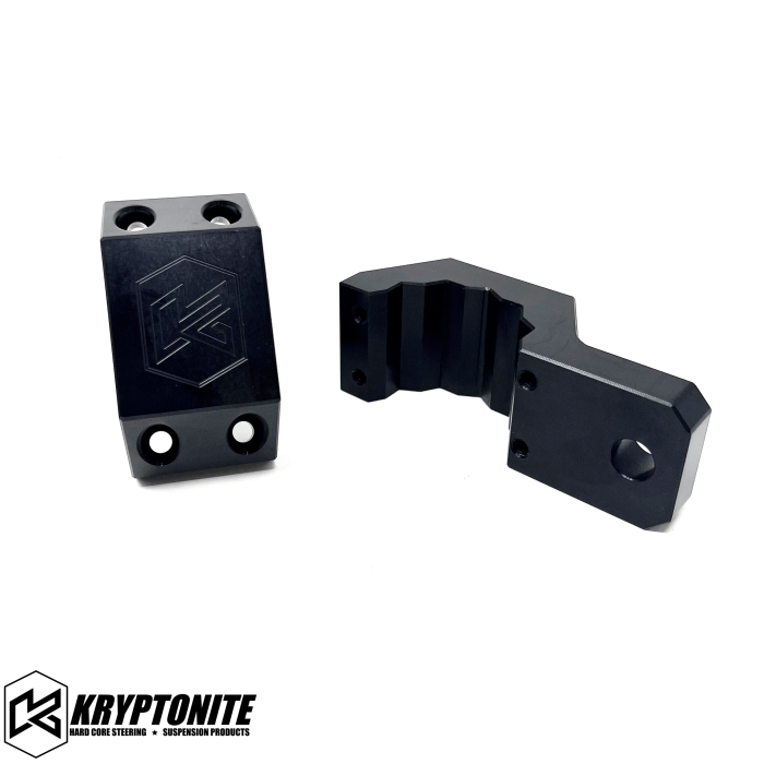 Kryptonite - KRYPTONITE FORD SUPER DUTY F450/F550 DEATH GRIP DUAL STEERING STABILIZER KIT 2017+