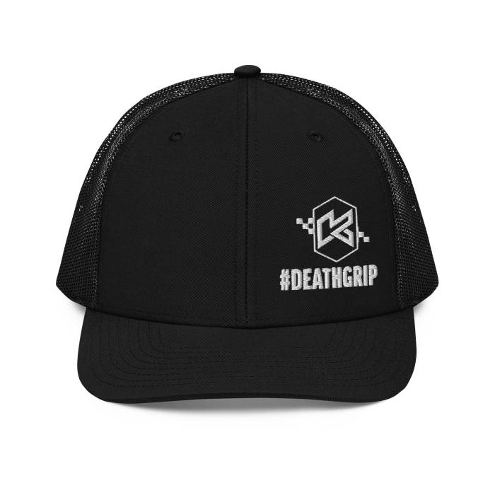 Kryptonite - KRYPTONITE DEATHGRIP TRUCKER HAT - Black
