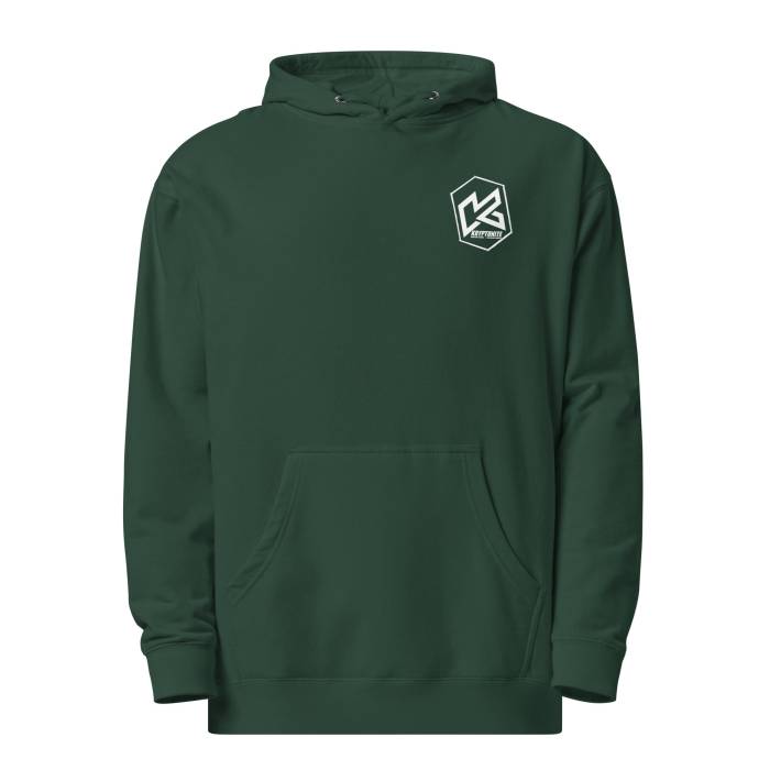 Kryptonite - KRYPTONITE 'CHALK THE LINE' PULLOVER HOODIE - Alpine Green, 2XLarge