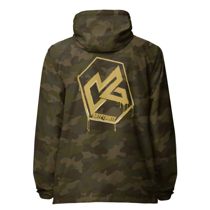 Kryptonite - KRYPTONITE 'DRIPPING GOLD' WINDBREAKER - Forest Camo, 3XLarge