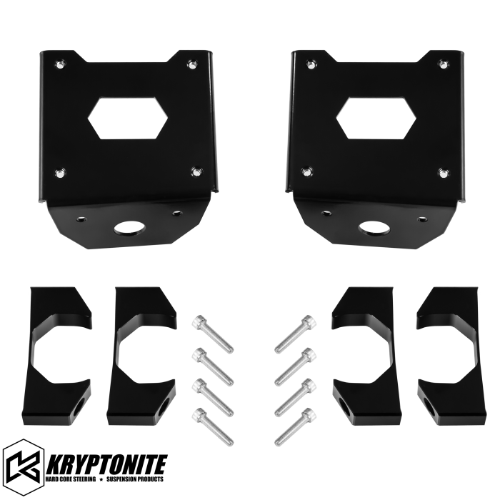 Kryptonite - KRYPTONITE DEATH GRIP FRONT SHOCK RESERVOIR MOUNT KIT 2001-2010 - 50mm Diameter Reservoir
