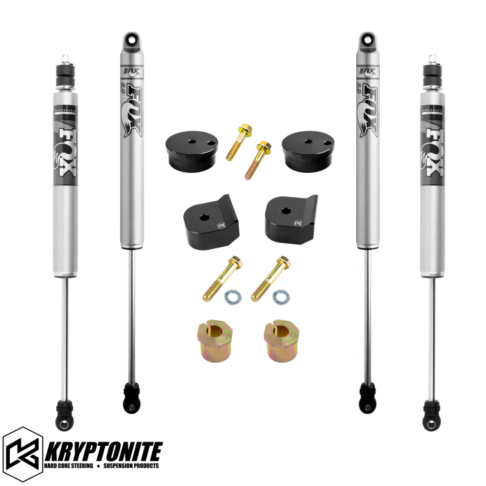 Kryptonite - KRYPTONITE FORD SUPER DUTY F250/F350 STAGE 1 LEVELING KIT WITH FOX SHOCKS 2005-2016