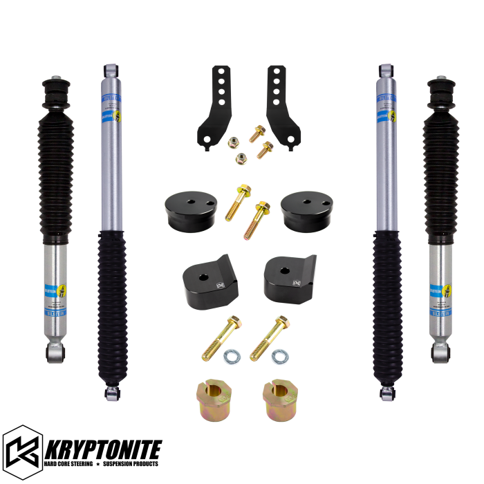 Kryptonite - KRYPTONITE FORD SUPER DUTY F250/F350 STAGE 1 LEVELING KIT WITH BILSTEIN SHOCKS 2017-2024