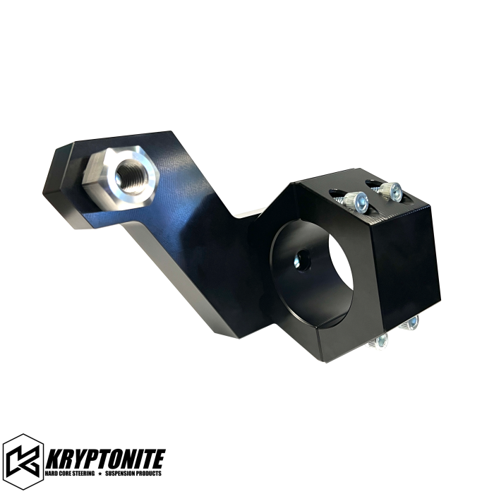 Kryptonite - KRYPTONITE FORD SUPER DUTY F250/F350 DEATH GRIP STEERING STABILIZER ADAPTER KIT 2008-2024 - Carli High Mount Steering Stabilizer for Kryptonite Drag Link
