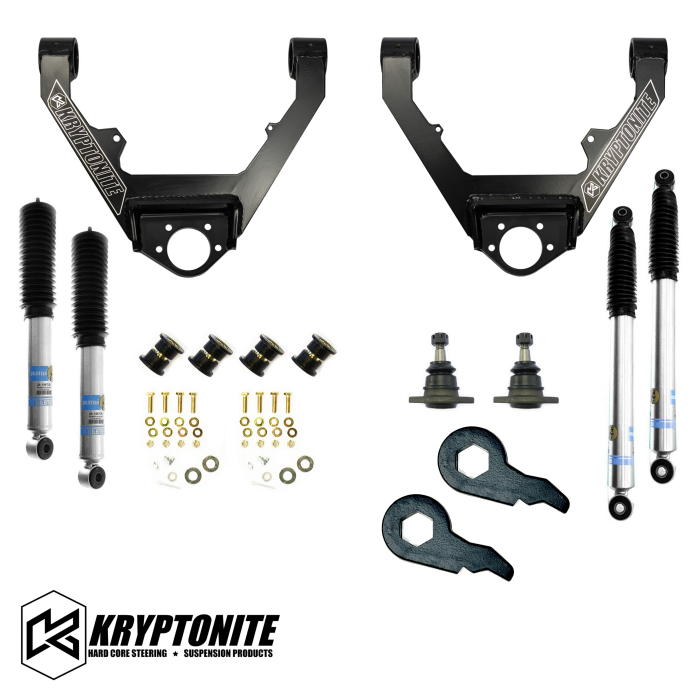 Kryptonite - KRYPTONITE STAGE 3 LEVELING KIT WITH BILSTEIN SHOCKS 1/2 TON 6 LUG 1999-2006