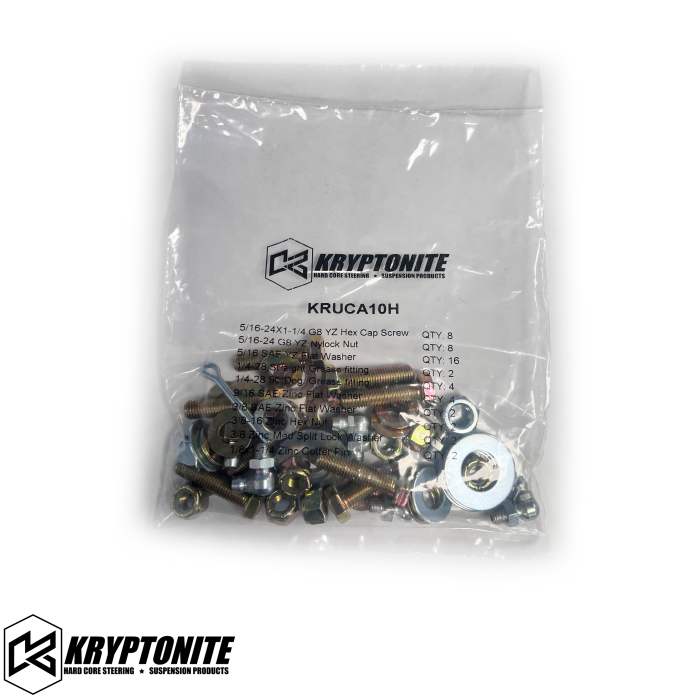 Kryptonite - KRYPTONITE UPPER CONTROL ARM HARDWARE KIT