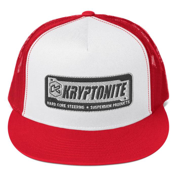 Kryptonite - KRYPTONITE PATCH HAT - Red/ White/ Red