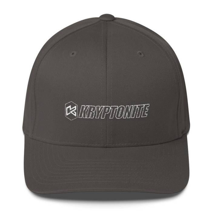 Kryptonite - KRYPTONITE FLEX FIT HAT - Dark Grey, Large/XLarge