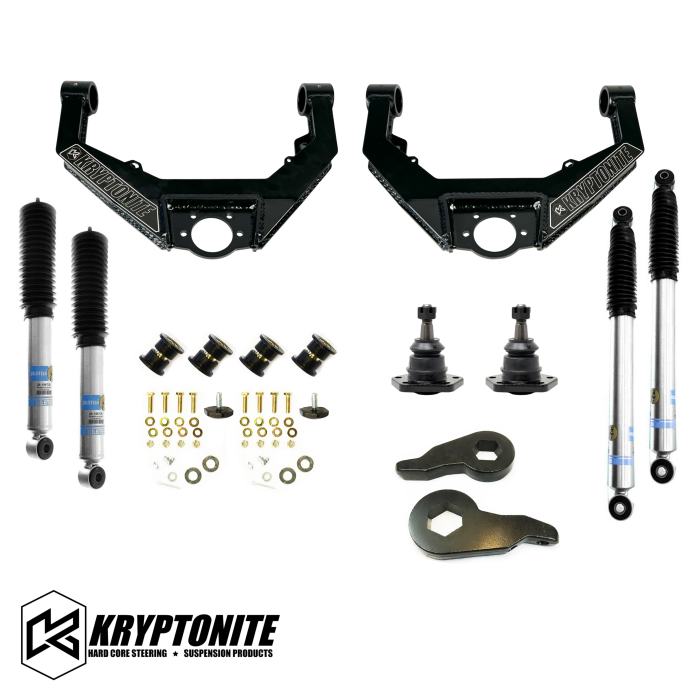 Kryptonite - KRYPTONITE STAGE 3 LEVELING KIT WITH BILSTEIN SHOCKS 2001-2010