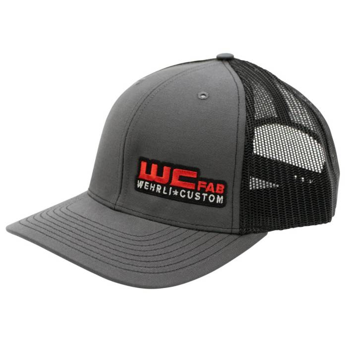 Wehrli Custom Fabrication - Wehrli Snap Back Hat Charcoal/Black WCFab 