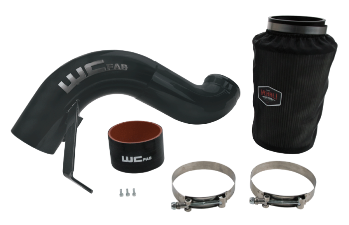 Wehrli Custom Fabrication - Wehrli 2007.5-2009 6.7L Cummins 4" Air Intake Kit