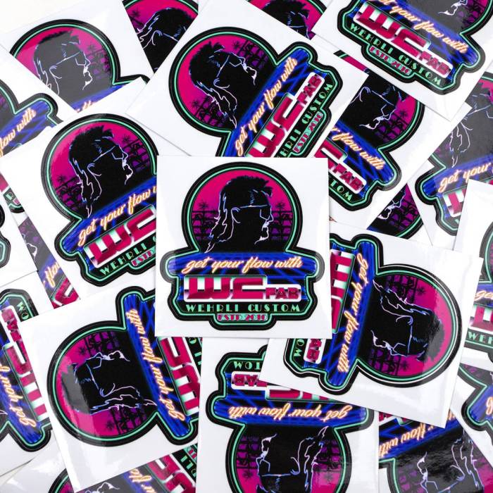 Wehrli Custom Fabrication - Wehrli Get Your Flow Vice Sticker