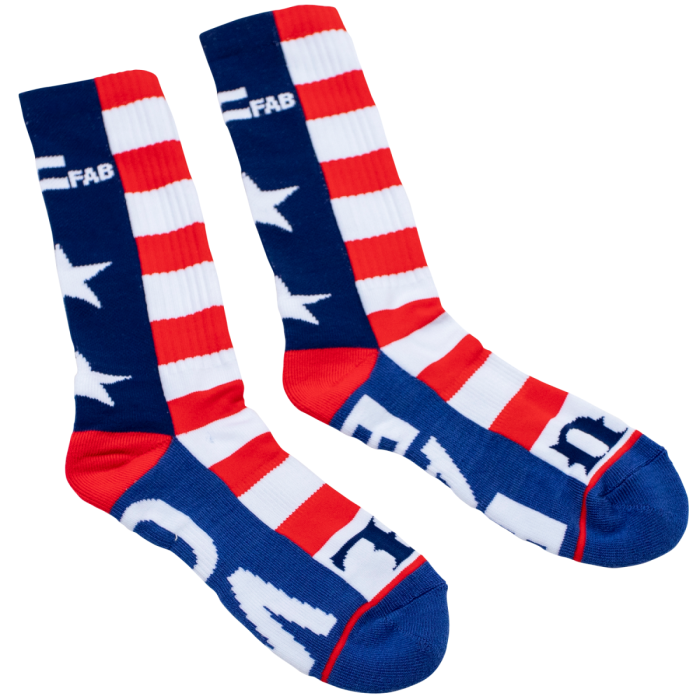 Wehrli Custom Fabrication - Wehrli WCFab X FUEL Murica Crew Socks