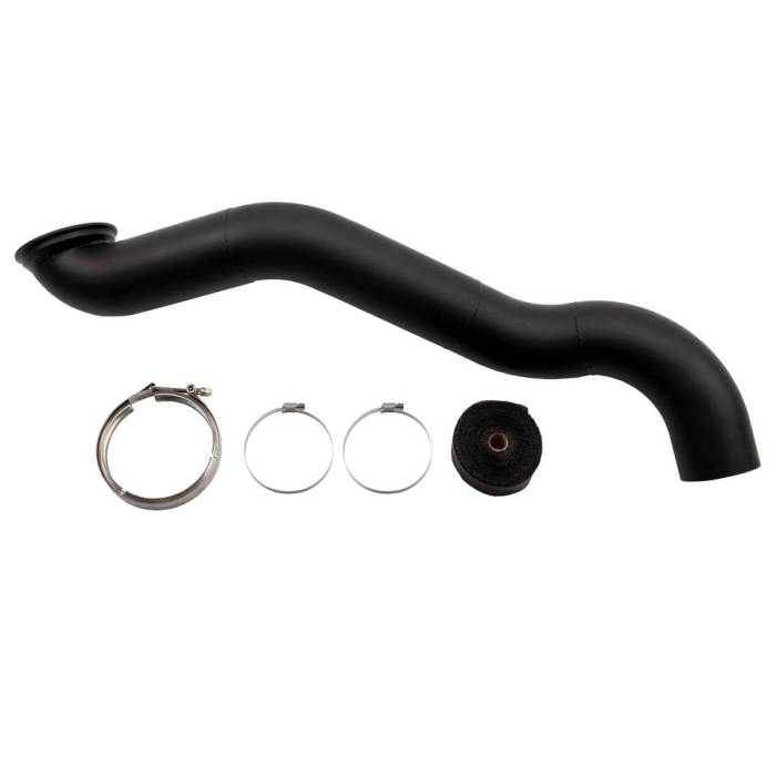 Wehrli Custom Fabrication - Wehrli LML Duramax Twin Turbo 4" Down Pipe