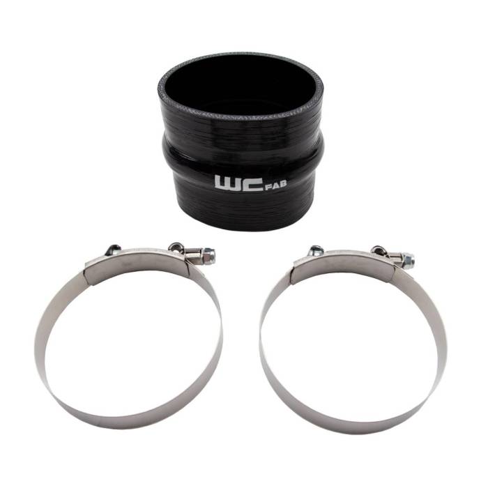 Wehrli Custom Fabrication - Wehrli 4" ID x 4" Long Silicone Hump Boot and Clamp Kit