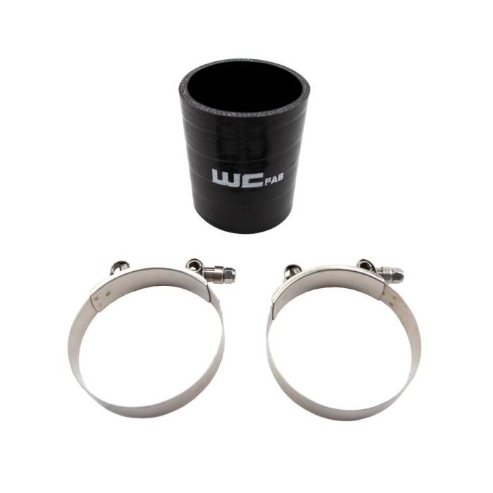Wehrli Custom Fabrication - Wehrli 3" ID x 4" Long Silicone Boot and Clamp Kit