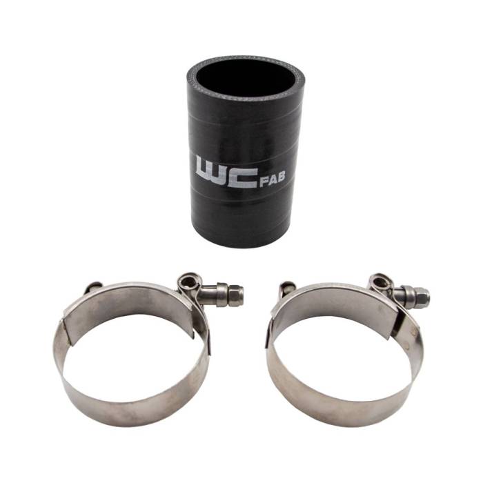 Wehrli Custom Fabrication - Wehrli 2" ID x 3.5" Long Silicone Boot and Clamp Kit