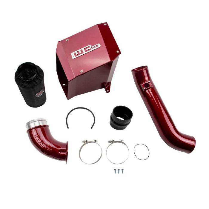 Wehrli Custom Fabrication - Wehrli 2001-2004 LB7 Duramax 4" Intake Kit with Air Box Stage 2