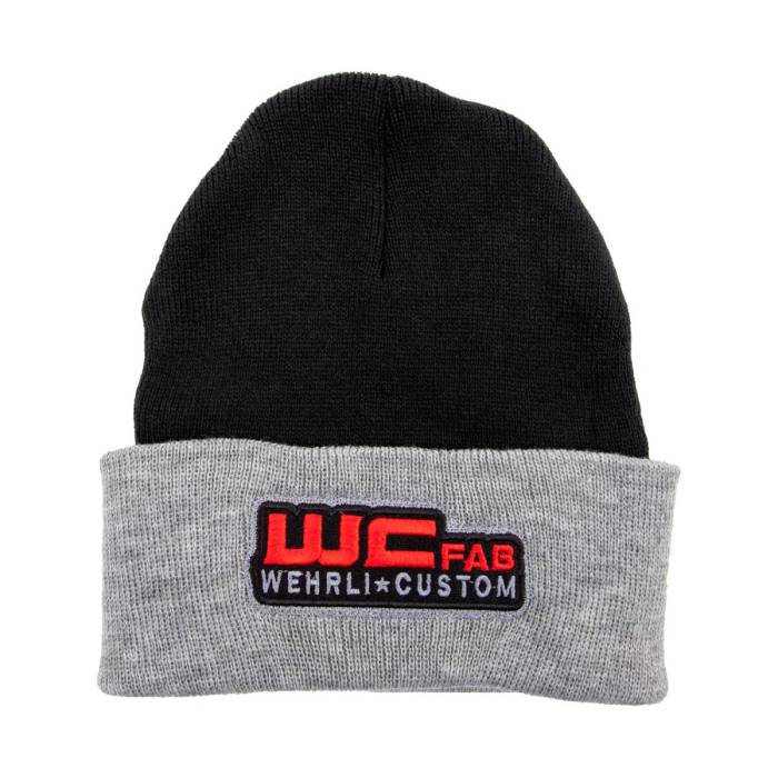 Wehrli Custom Fabrication - Wehrli Beanie Hat Black & Grey - WCFab