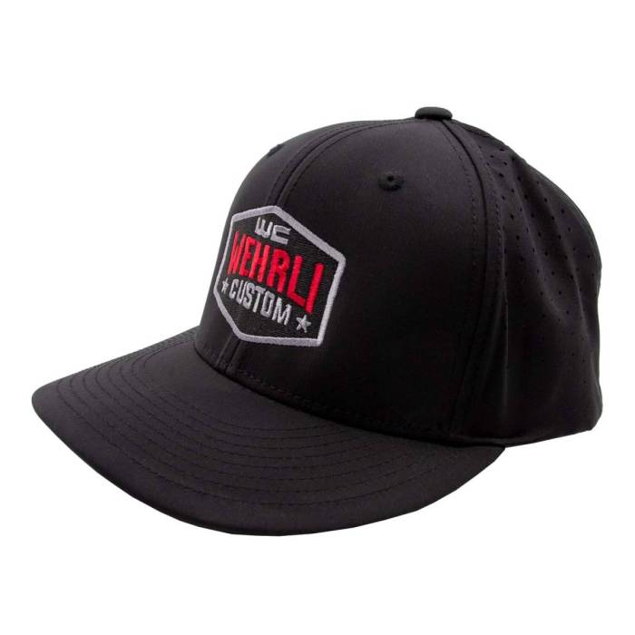 Wehrli Custom Fabrication - Wehrli FlexFit Hat Black Badge