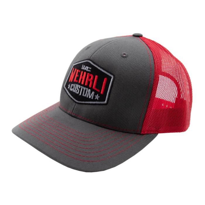 Wehrli - Wehrli Snap Back Hat Charcoal/Red Badge