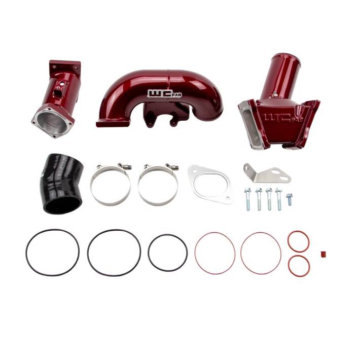 Wehrli Custom Fabrication - Wehrli 2007.5-2010 LMM Duramax High Flow 3" Y-Bridge Kit