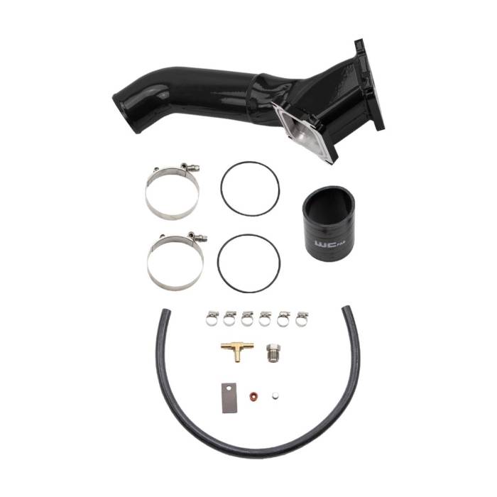 Wehrli Custom Fabrication - Wehrli LB7 Duramax S300/S400 High Flow 3" Y-Bridge Kit (Bridge Assembly Only)